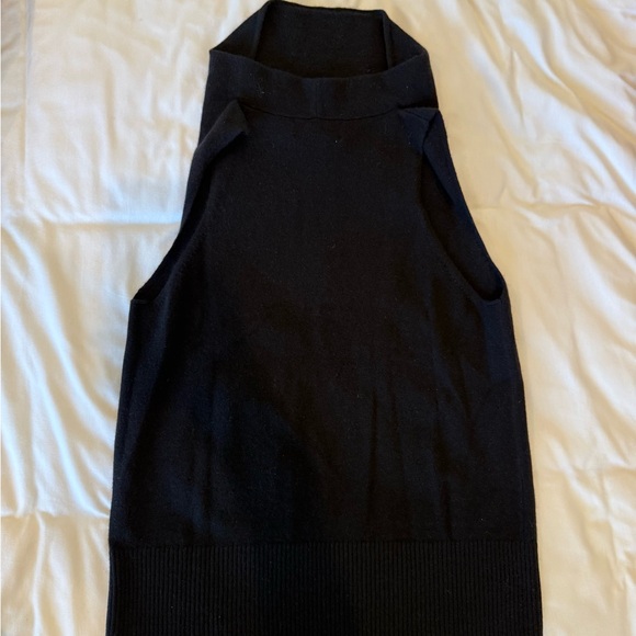 Banana Republic Black Cowl Neck Sleeveless Sweater - Picture 3 of 3